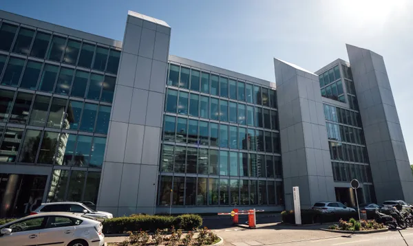 Shared charging stations in an office building